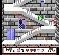 une photo d'Ã©cran de Pizza Pop sur Nintendo Nes